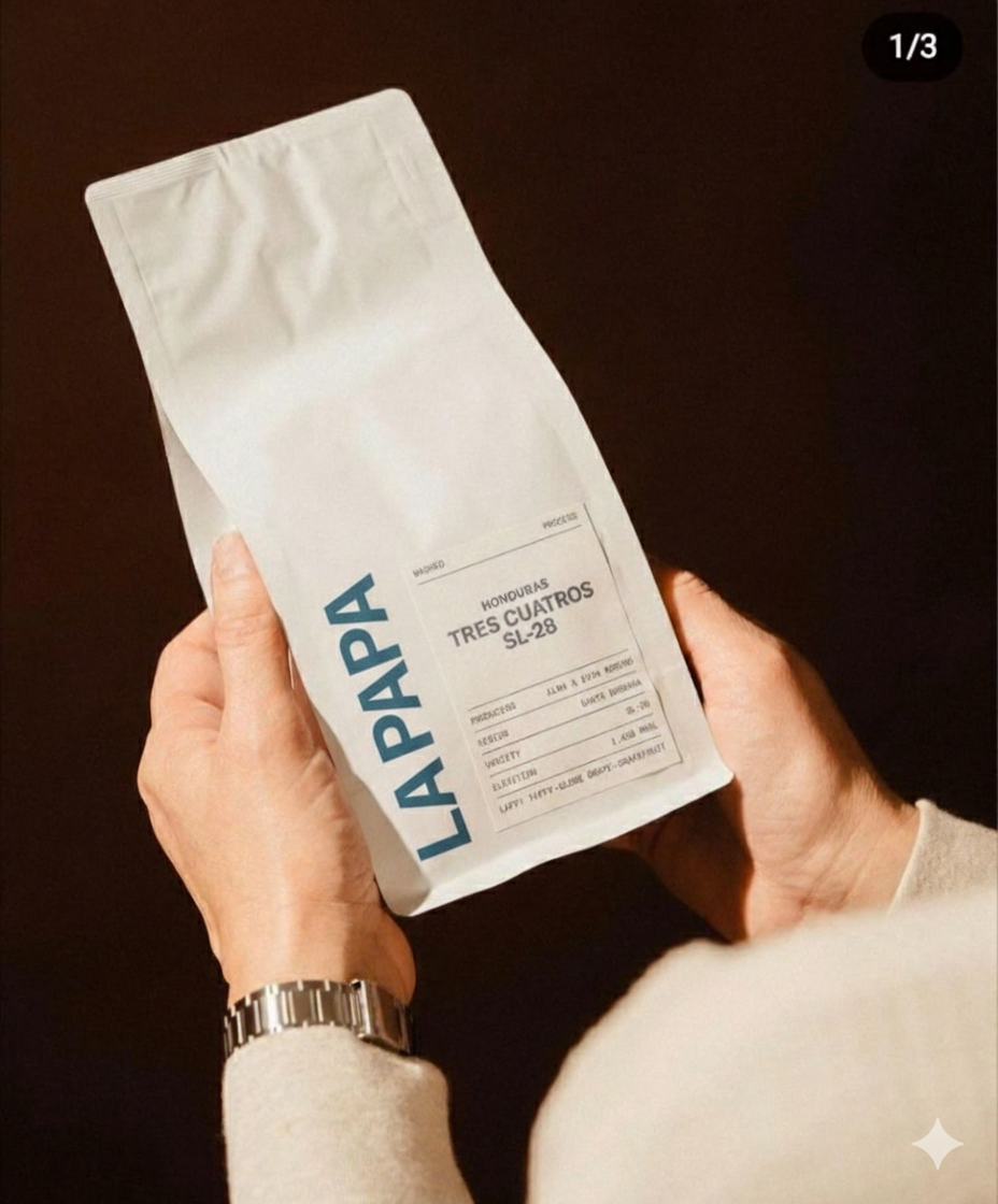 قهوه 100٪ روبوستا لا پاپا 100 گرمی | وارداتی اوگاندا