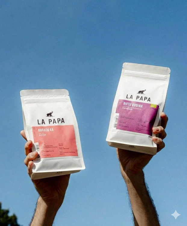 قهوه 100٪ روبوستا لا پاپا 100 گرمی | وارداتی اوگاندا