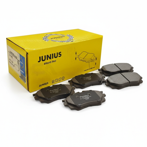 JUNIUS Front Brake Pads for All JAC S5 Models (Standard & New Face) – 1.5L & 2.0L Engines | Model Years 2014–2024 | Silent Performance, Powerful Braking + Authenticity Guarantee
