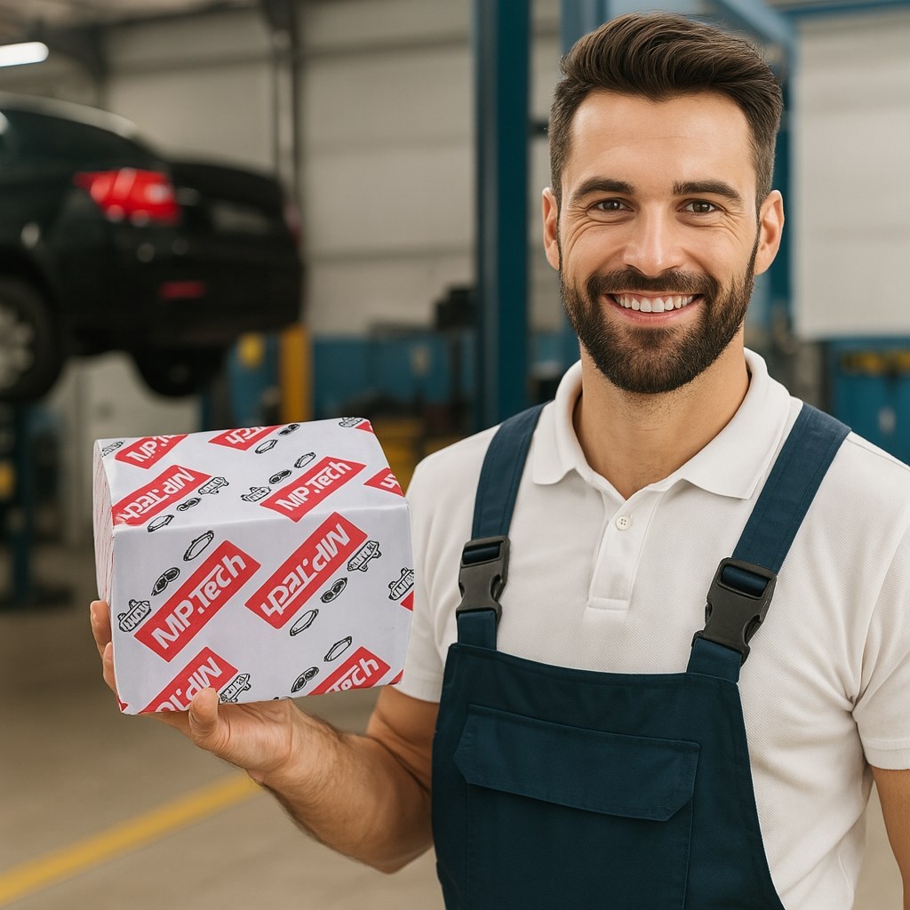 لنت ترمز عقب MP Tech مناسب پژو پارس | تمام تیپ‌های کفشکی اعم از XU7 و... | تمام مدل‌های 1379 - 1405
